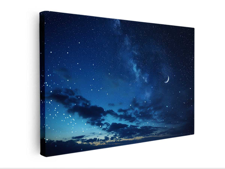 Blue Glaxy  canvas Print