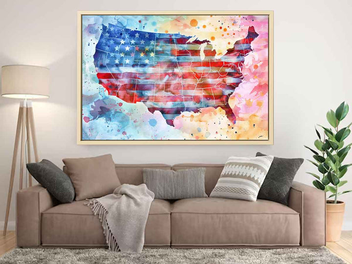 America Art Art Print