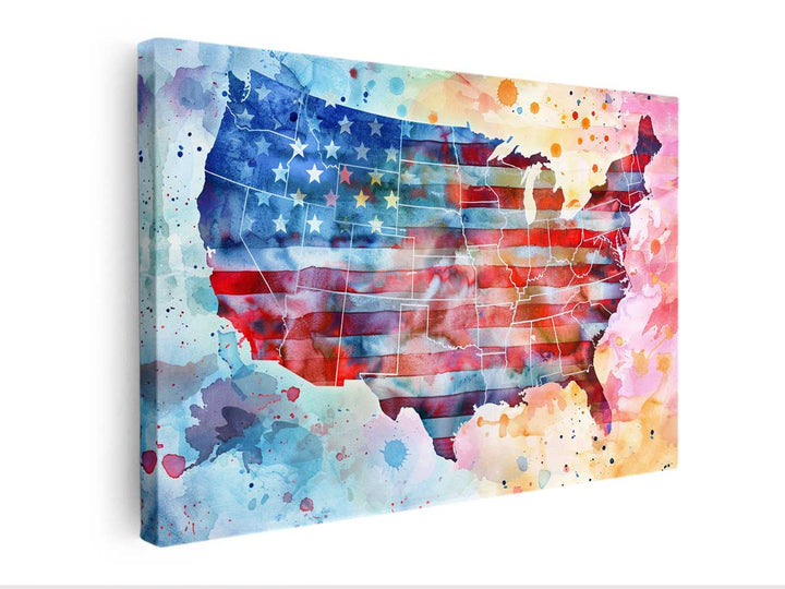 America Art  canvas Print