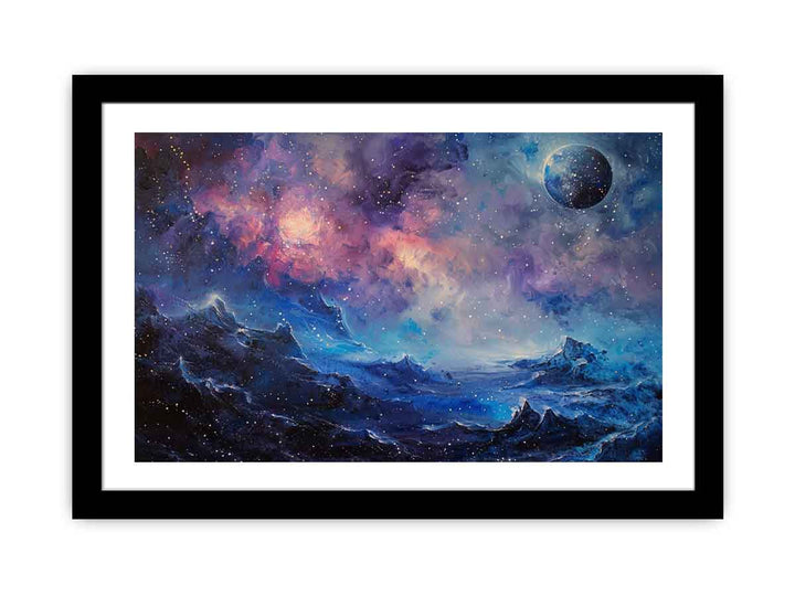 Stormy Ocean framed Print