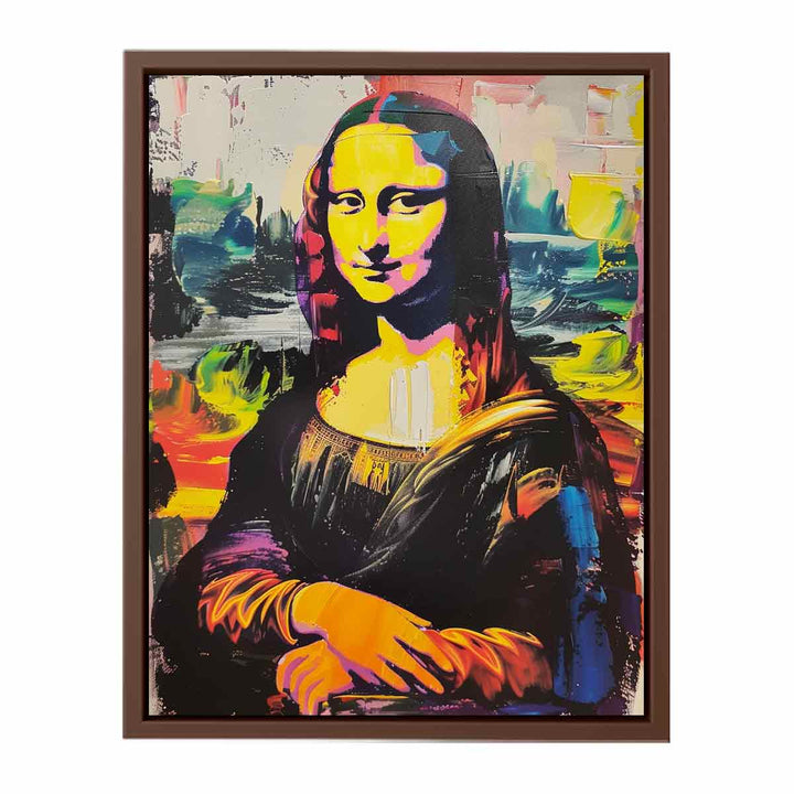 Mona Lisa Modern Art  Poster
