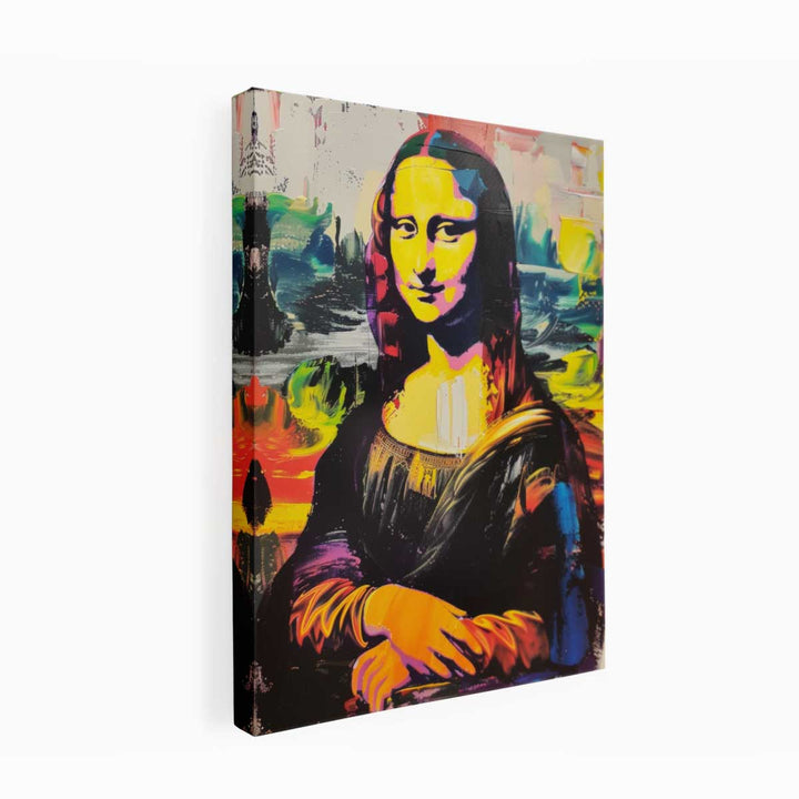 Mona Lisa Modern Art Canvas Print