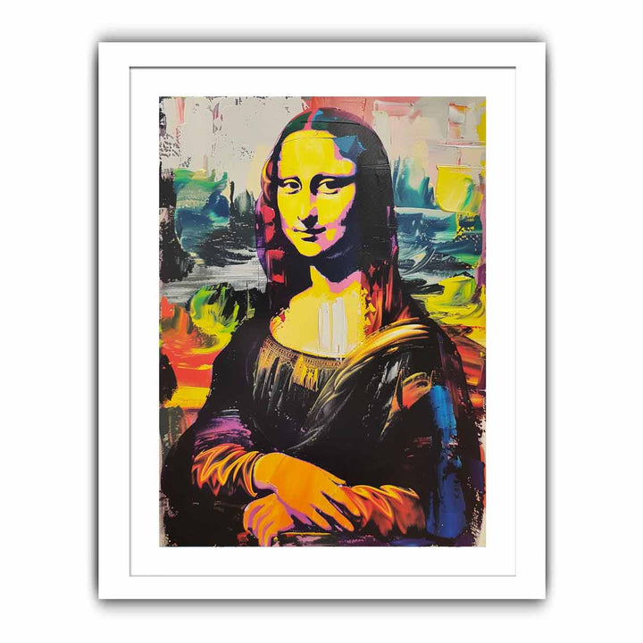Mona Lisa Modern Art Streched canvas