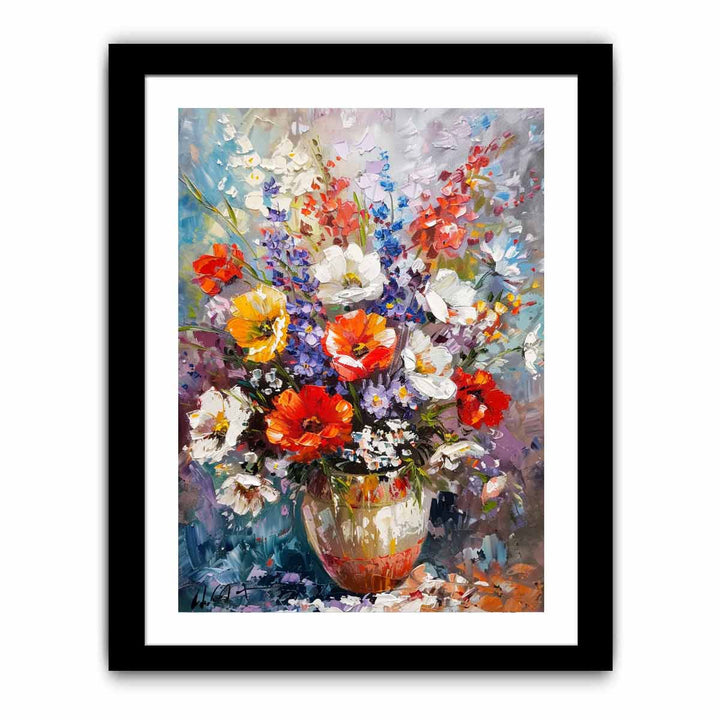 Lovely Flower Vase  Art Print