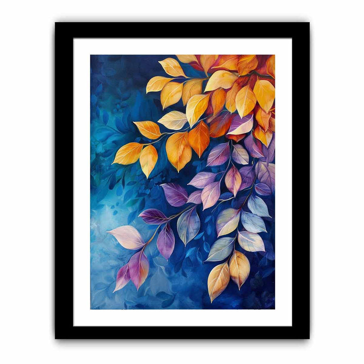 Colorful Leaves  Art Print