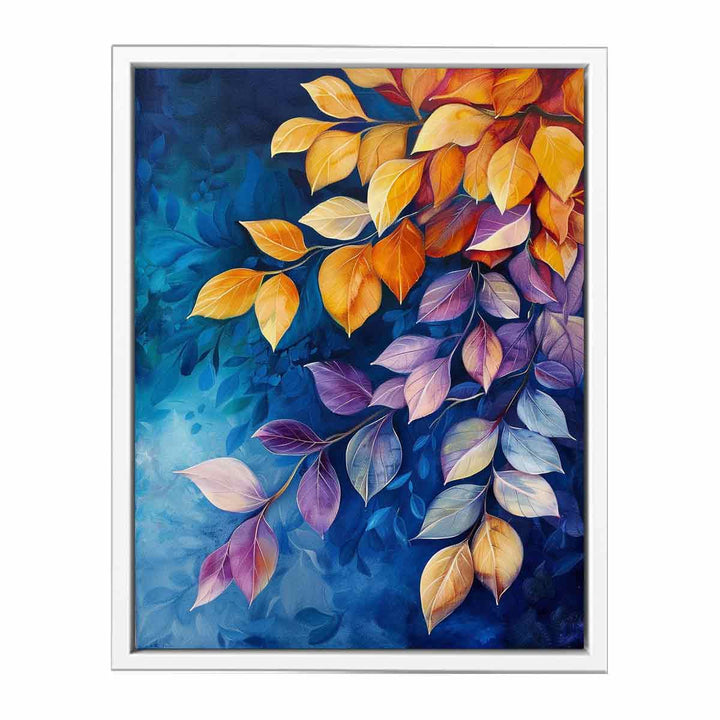 Colorful Leaves Framed Print