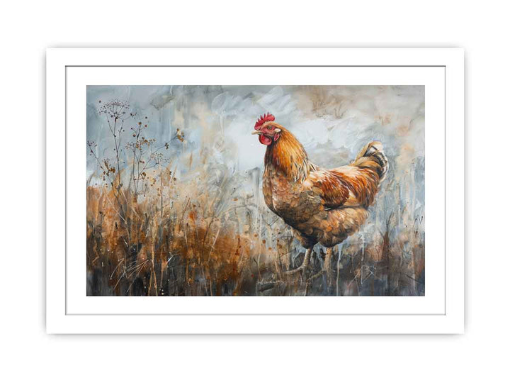 Chicken Streched canvas