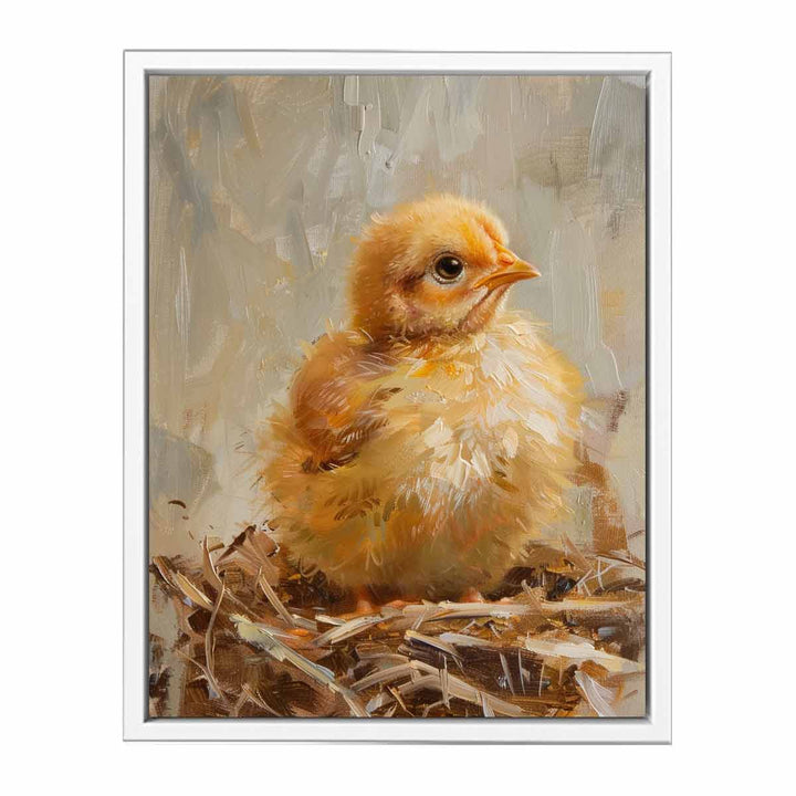Baby Chicken Framed Print