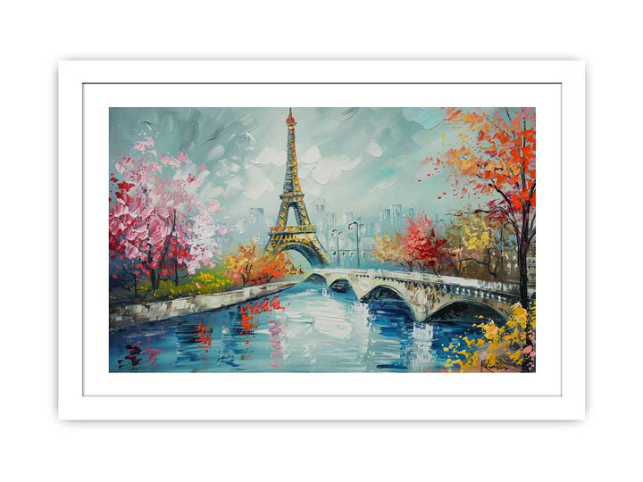 Eiffel Tower Paris Streched canvas