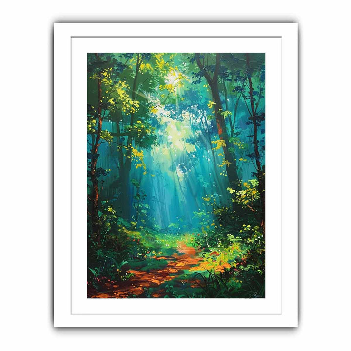 Forest Trees Streched canvas