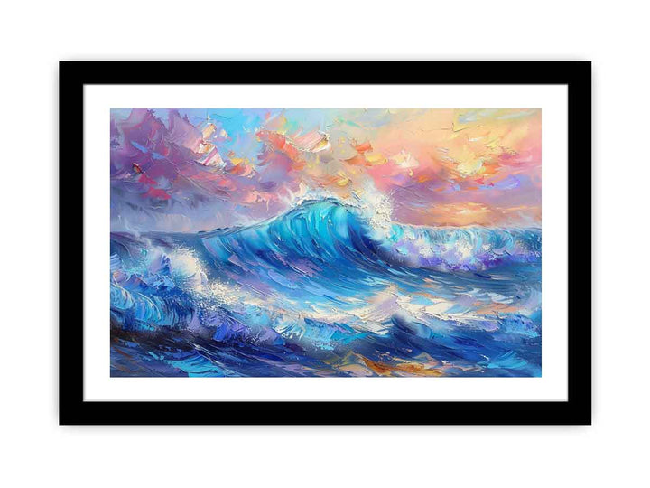 Colorfull Waves   Art Print