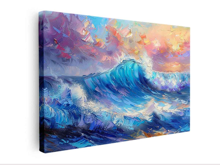 Colorfull Waves  Canvas Print