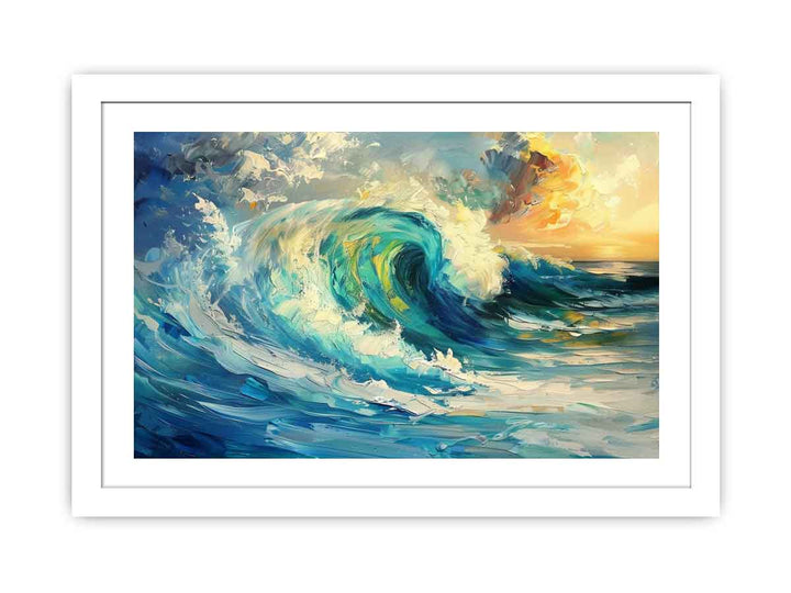 Waves  Streched canvas
