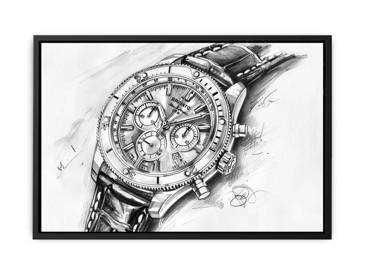 Breitling Watch Drawing  Painting