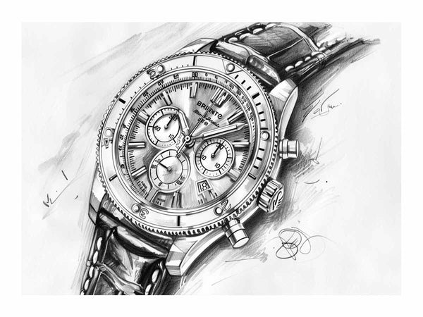Breitling Watch Drawing