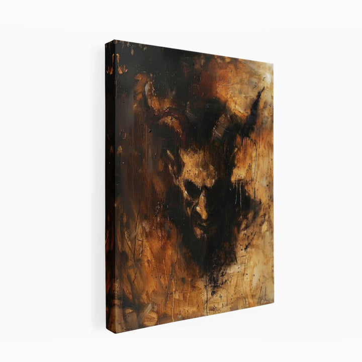 Dinosaur Painting Canvas Print