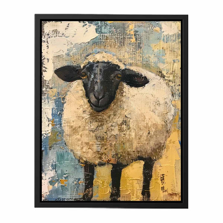 Cute Sheep   Painting