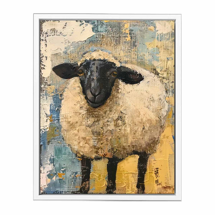 Cute Sheep  Framed Print