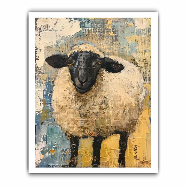 Cute Sheep  Streched canvas