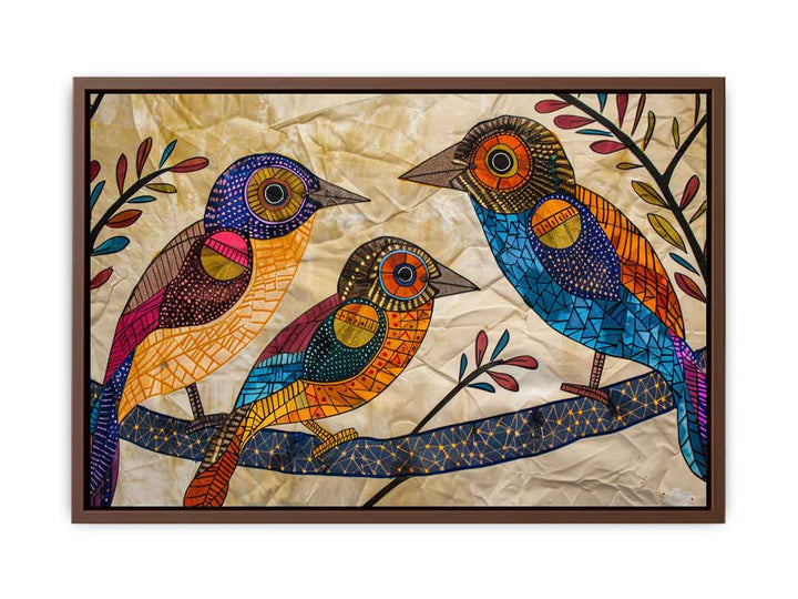 Three Birds  Art  Poster