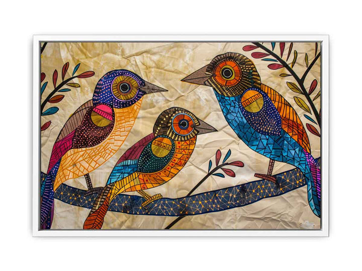 Three Birds  Art Framed Print