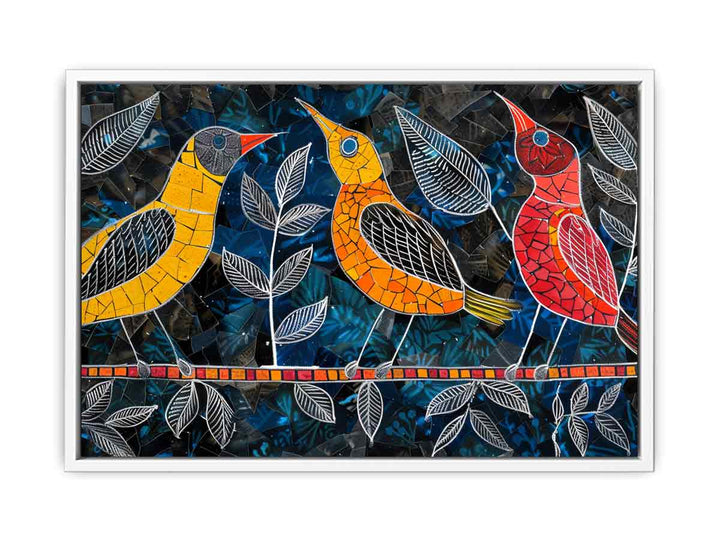 Three Birds Framed Print