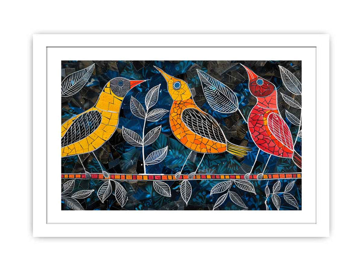 Three Birds Streched canvas