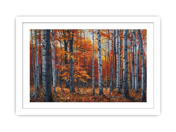 Hardwood Forests Streched canvas