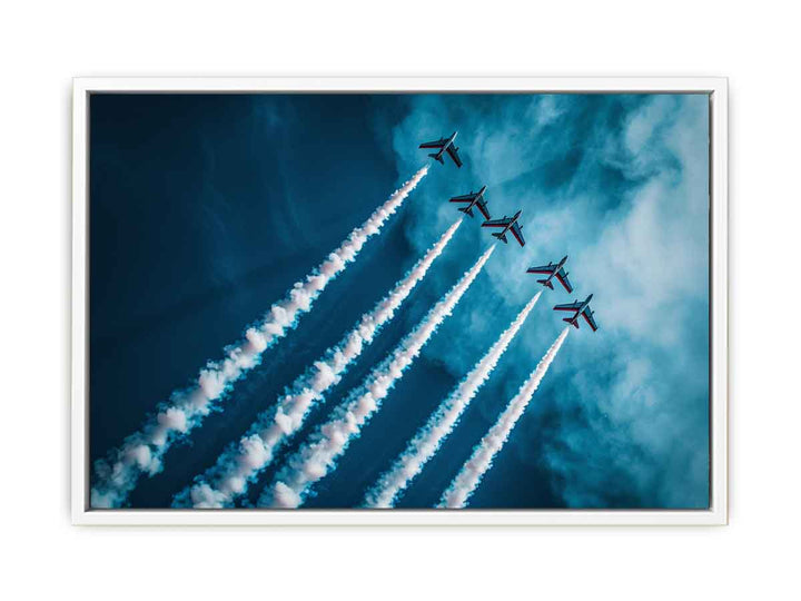 Breitling Airplanes Framed Print