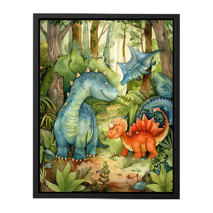 Dinosaur Family  Painting