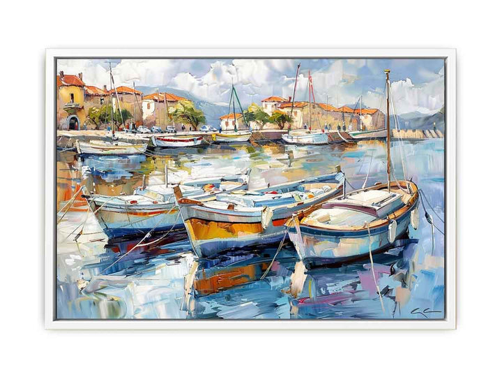 Boats Framed Print