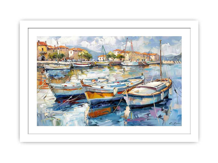 Boats Streched canvas