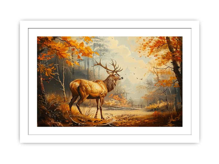 Deer Streched canvas