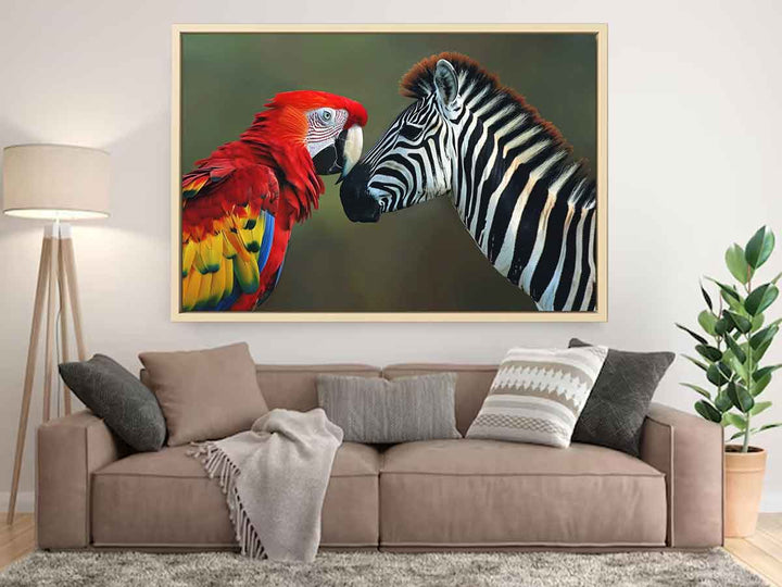 Parrot & Zebra  