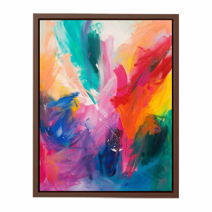 Rainbow Abstract  Poster