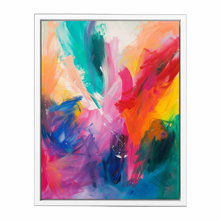 Rainbow Abstract Framed Print