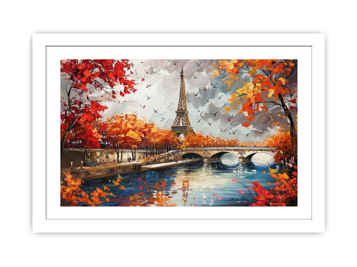 Paris Fall  Streched canvas