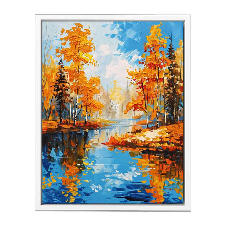 River Side Framed Print