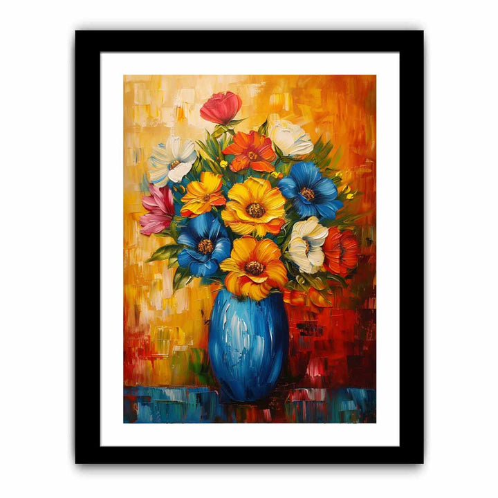 Flowers and Vase  Art Print