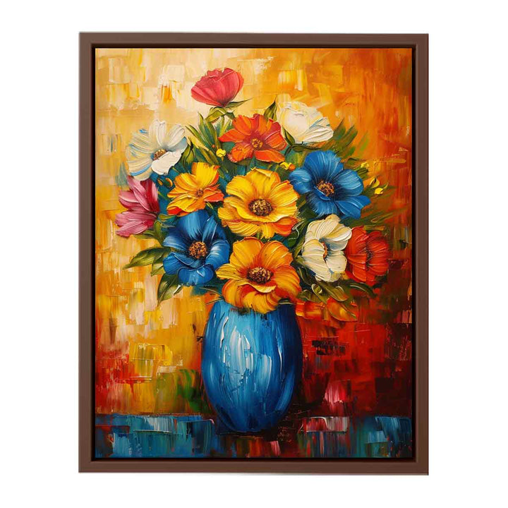 Flowers and Vase  Poster