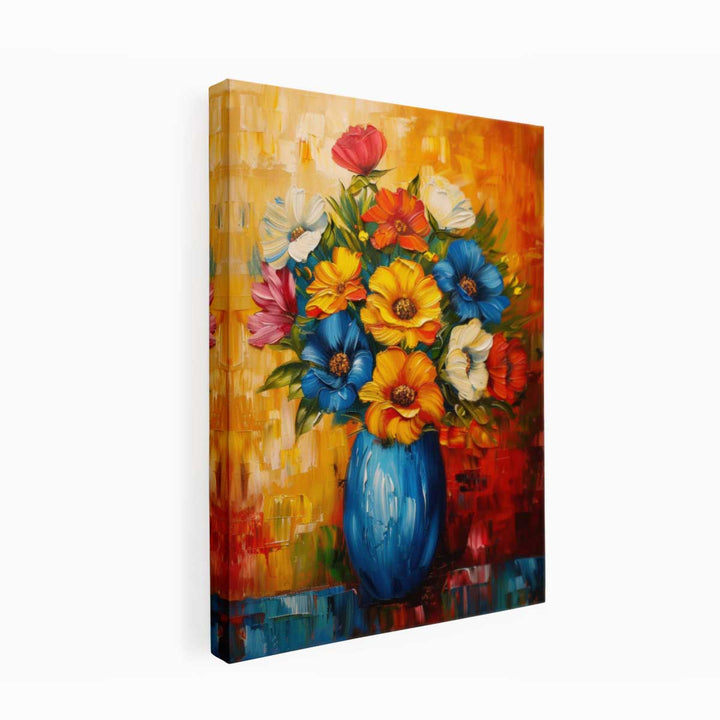 Flowers and Vase Canvas Print
