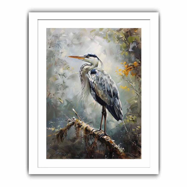 Heron  Streched canvas