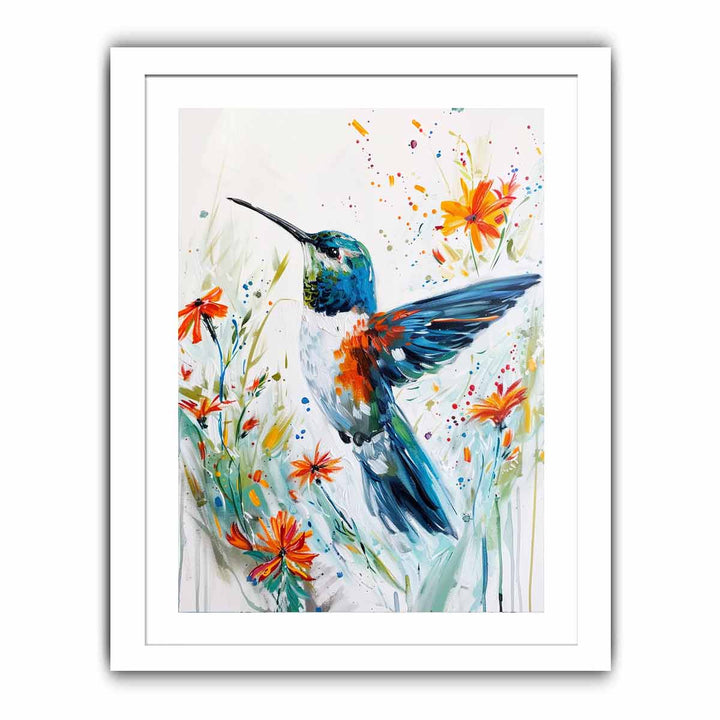 Humming Bird Streched canvas