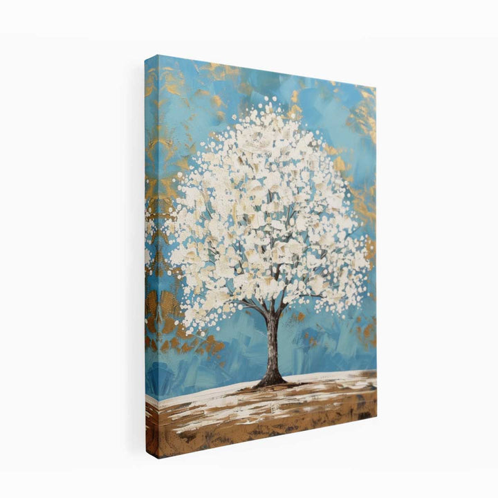 White Tree Canvas Print