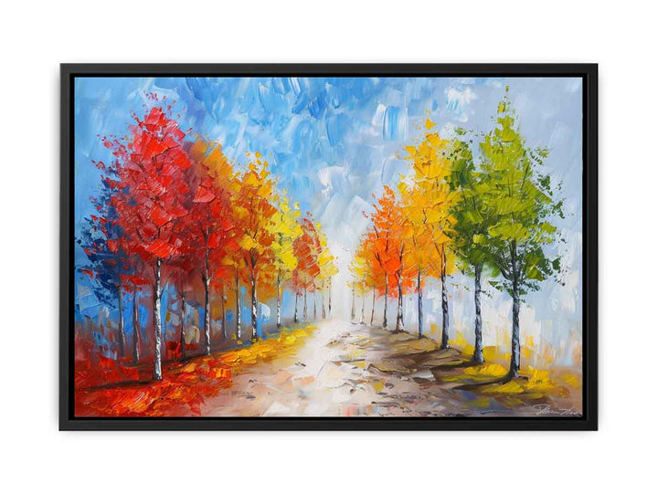 Colorful Trees  Painting