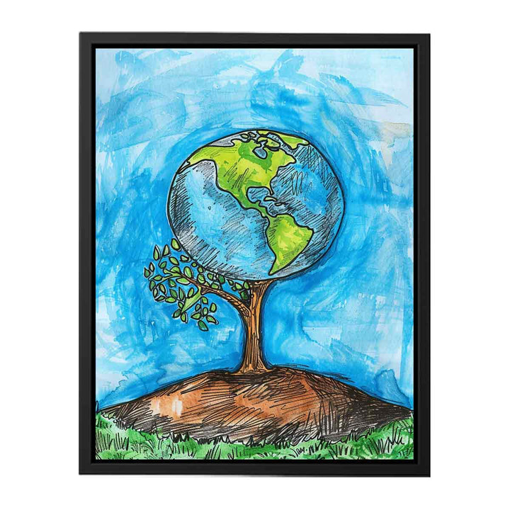 Save Earth Art  Painting