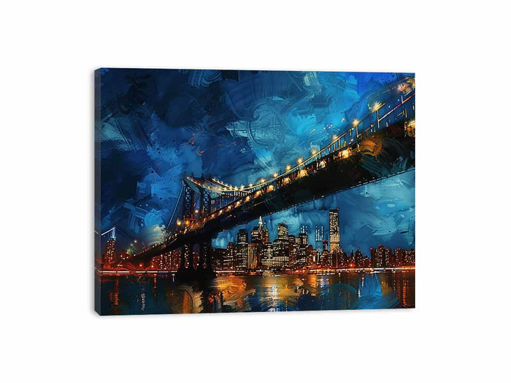 New York Bridge Canvas Print