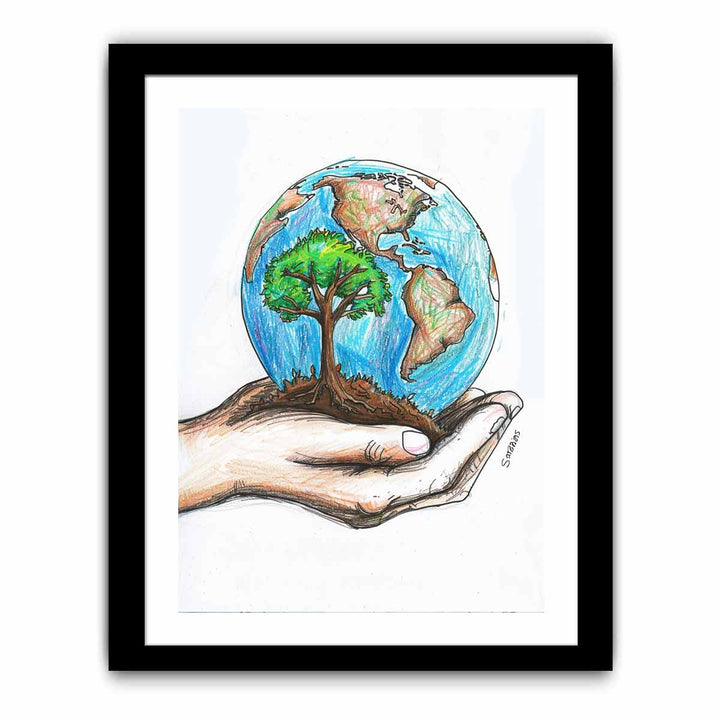 Save Earth  Art Print