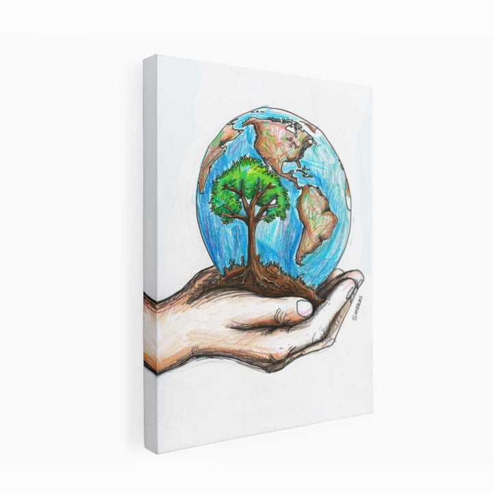 Save Earth Canvas Print