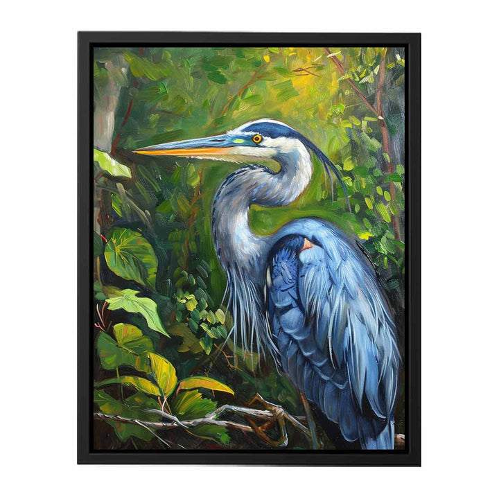 Blue Heron  Painting
